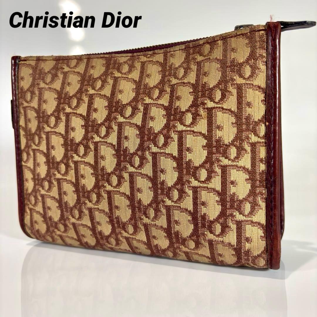 DIOR ディオール クラッチ セカンドバッグ トロッター柄 オブリーク