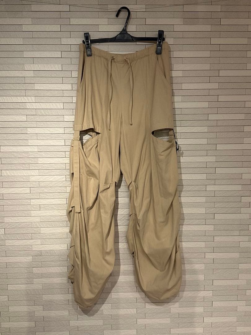 fiction tokyo サイドカットボリュームパンツ