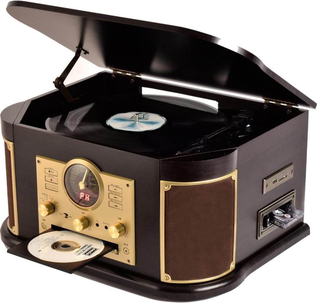 【M2881-212-168】キュリオム マルチレコードプレーヤー リモコン付き