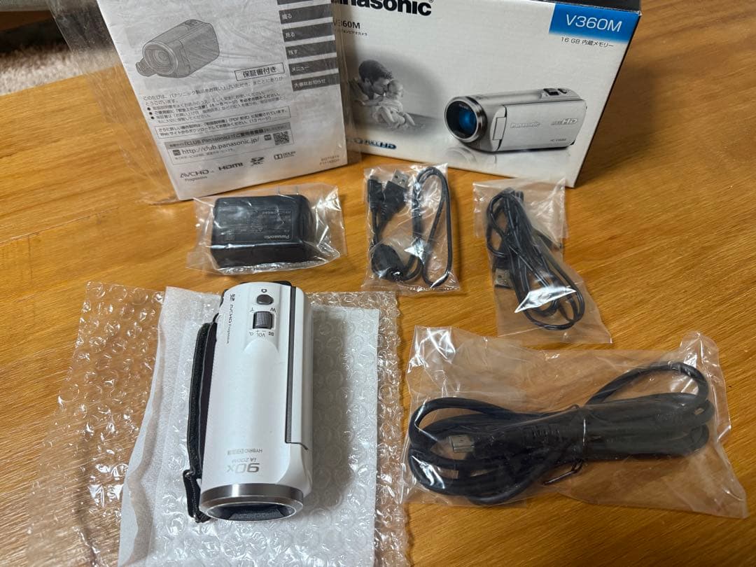 Panasonic HC-V360M FHD60Pビデオカメラ 動作確認済み