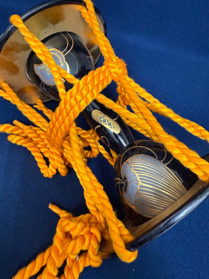 ① 小鼓 太鼓 蒔絵 金彩 雅楽 能楽 和楽器 打楽器 古玩 旧家 蔵出 骨董品