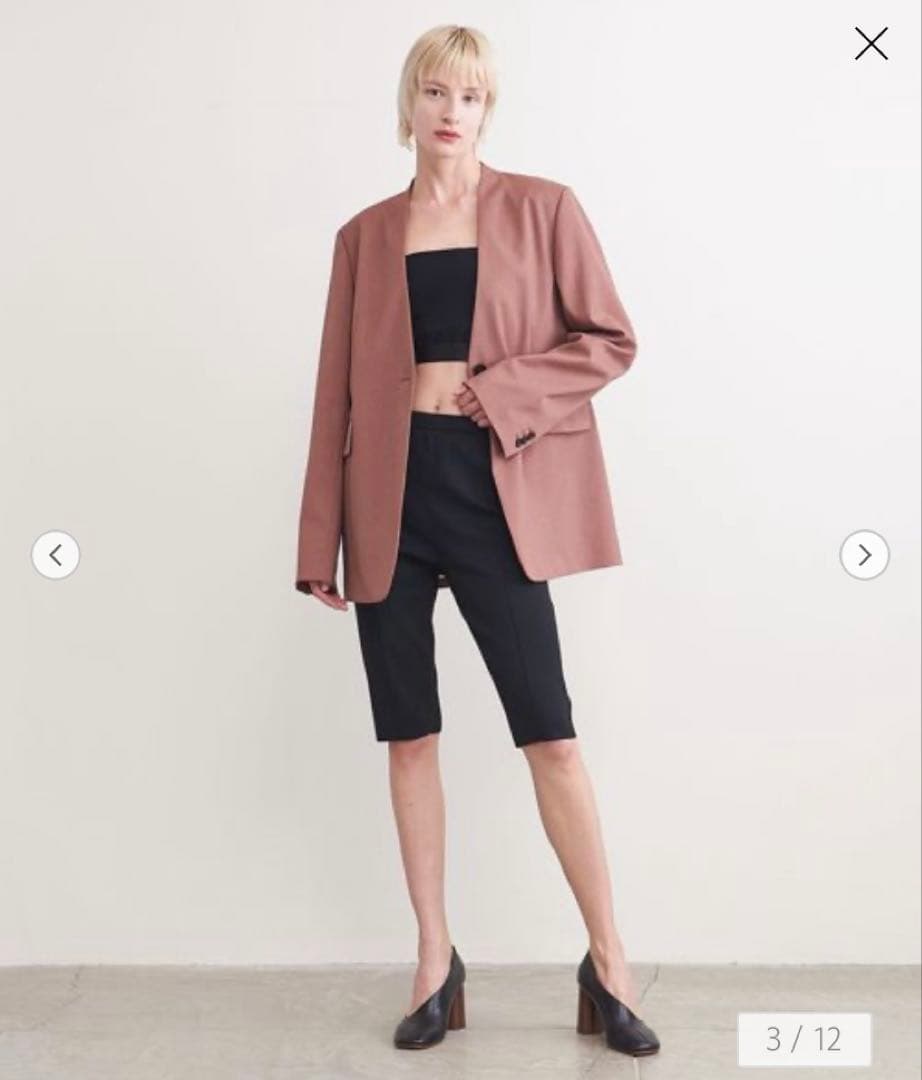 AEWEN MATOPH ポリエステルニットハーフパンツ