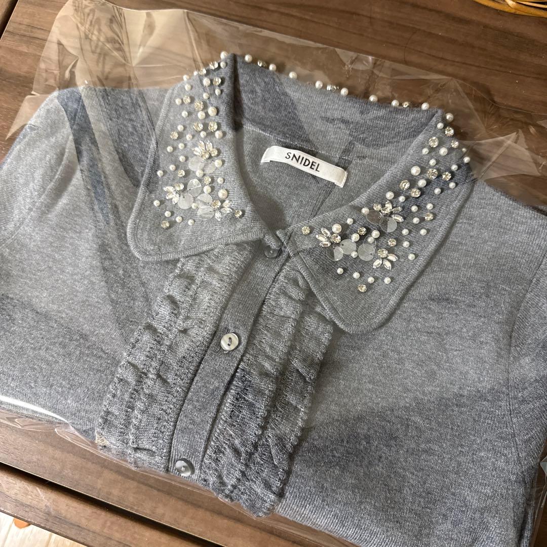 最終値下げ♡スナイデル♡ビジューカラーニットカーディガン♡新品
