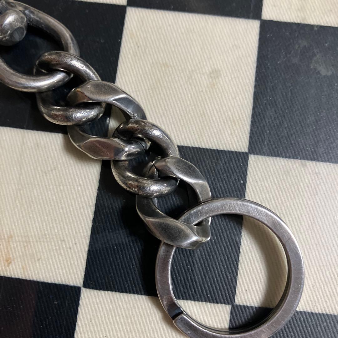 ブラス製　シルバー925メッキ　キーチェーン　新品未使用！