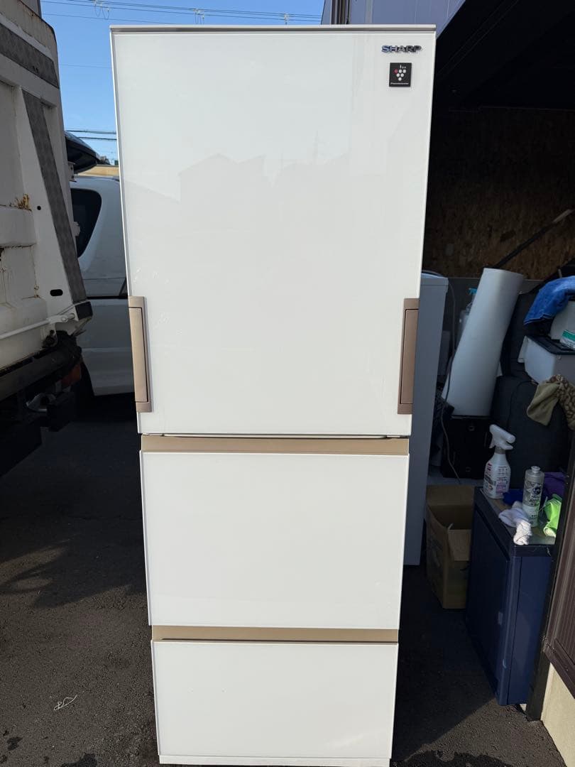 しょ2023年製SHARP SJ-GH35G-W 冷蔵庫