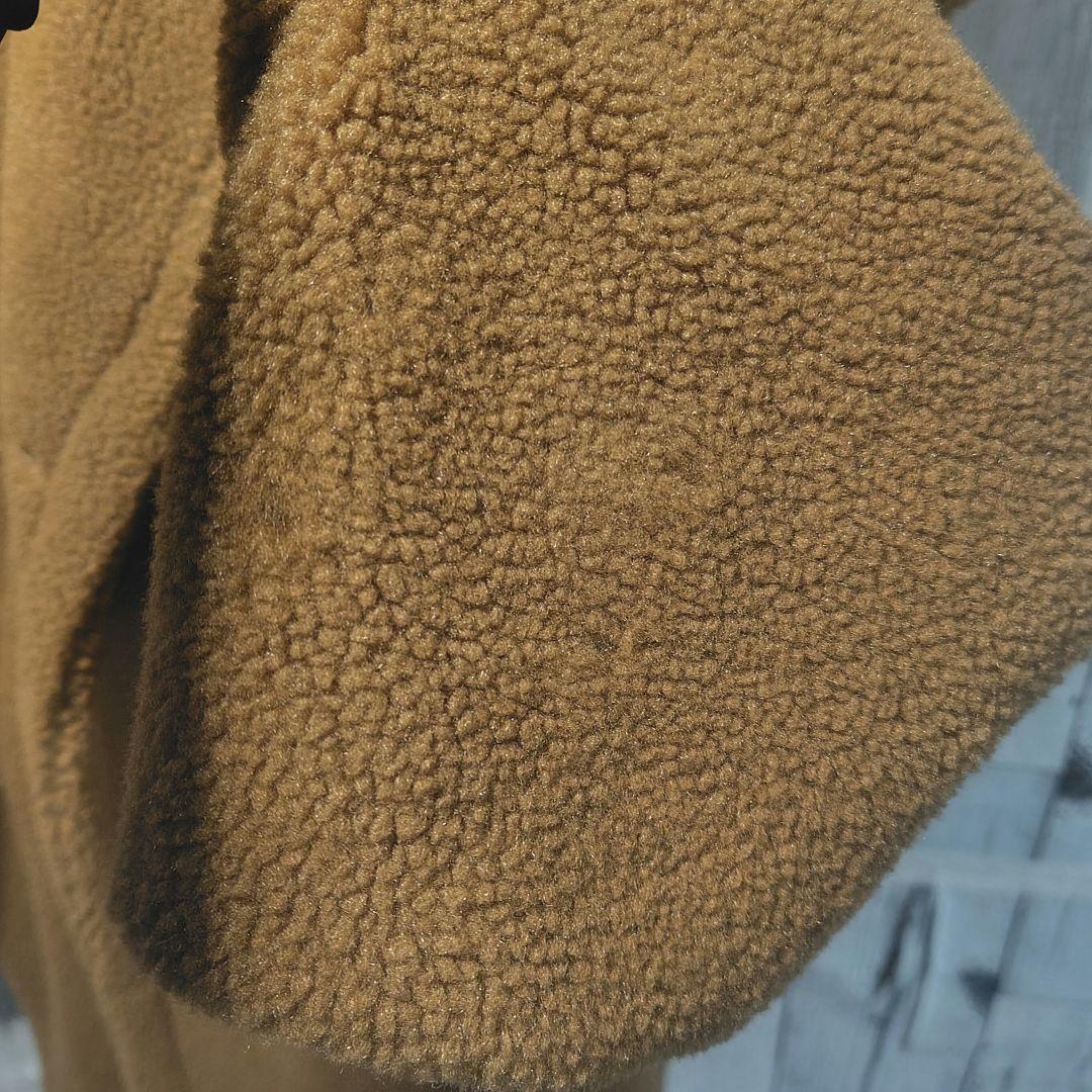 Mila Owen オーバーサイズボアコート キャメル 0サイズ　袖タグなし