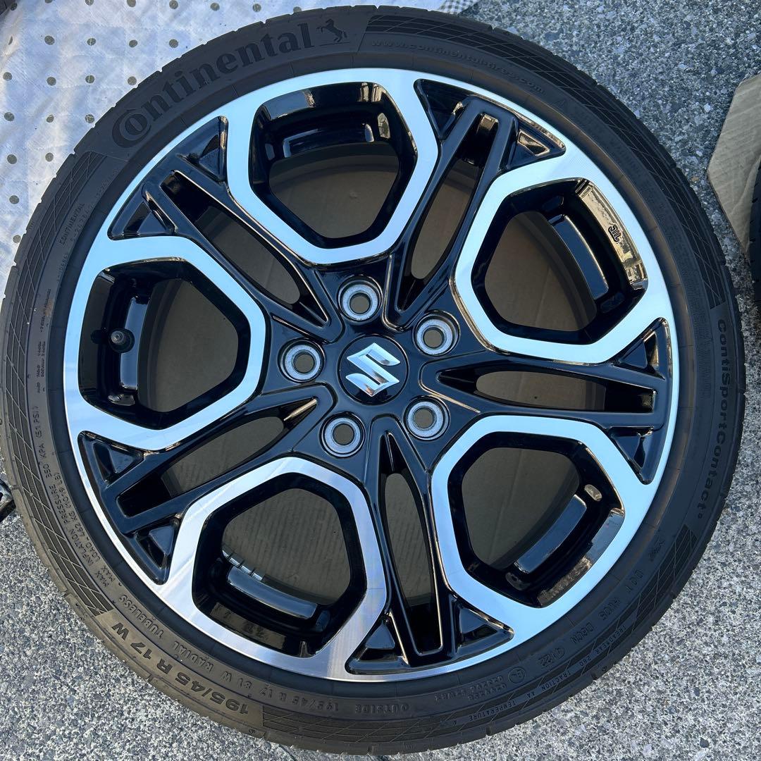 【ガリ傷無し1本売り】スイフトスポーツ 純正タイヤ&ホイール