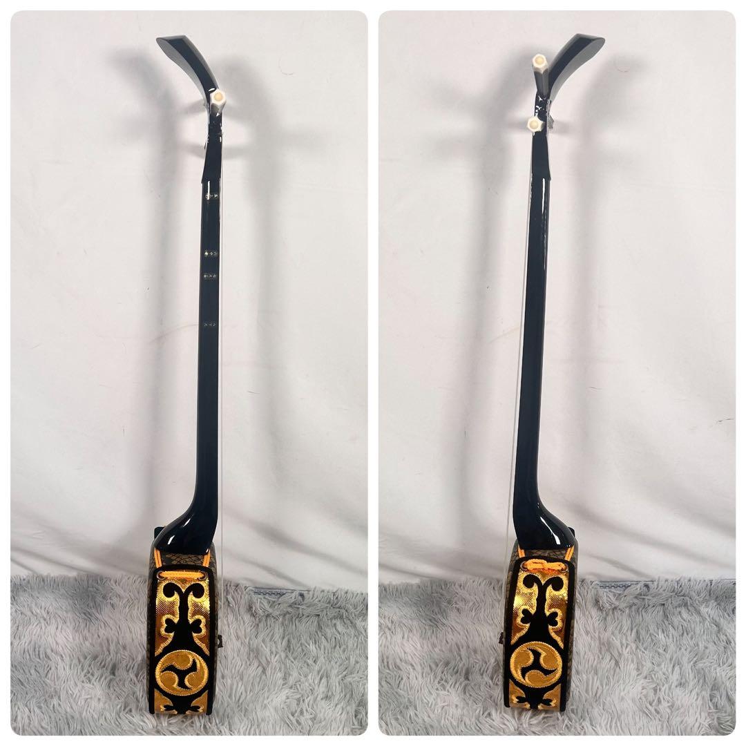 【良品】沖縄三線 三味線　人工　初心者オススメセット　ケース付