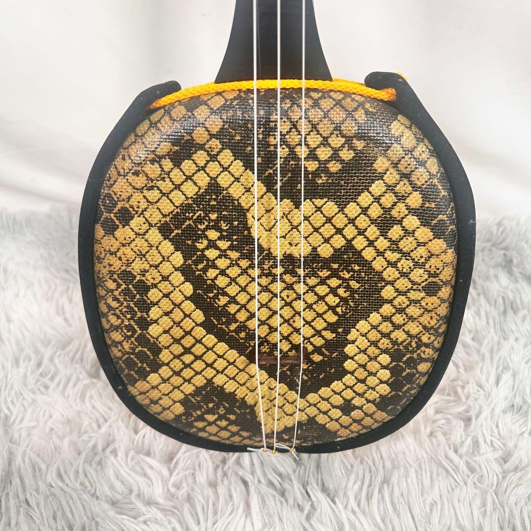 【良品】沖縄三線 三味線　人工　初心者オススメセット　ケース付