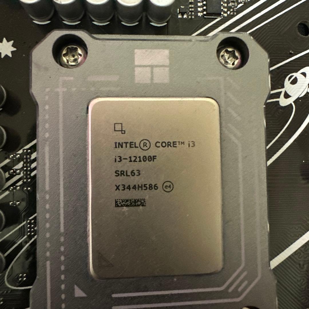 CPU + マザーボードセットi3-12100F