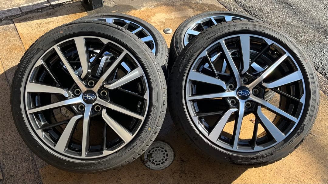 【値下げ】SUBARU WRX S4 STI VBH 純正18インチセット 美品