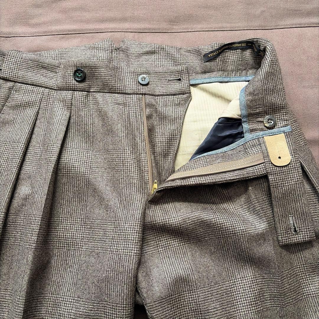 ベルウィッチ　スコッチ　グレンチェック　濃茶　ダークブラウン　44 (美品)