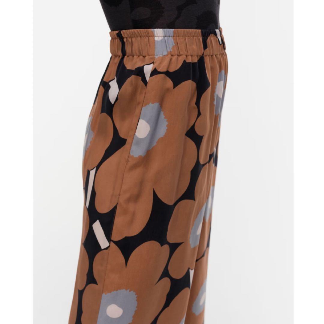 マリメッコ　marimekko ウニッコ ブラウンパンツ　xs