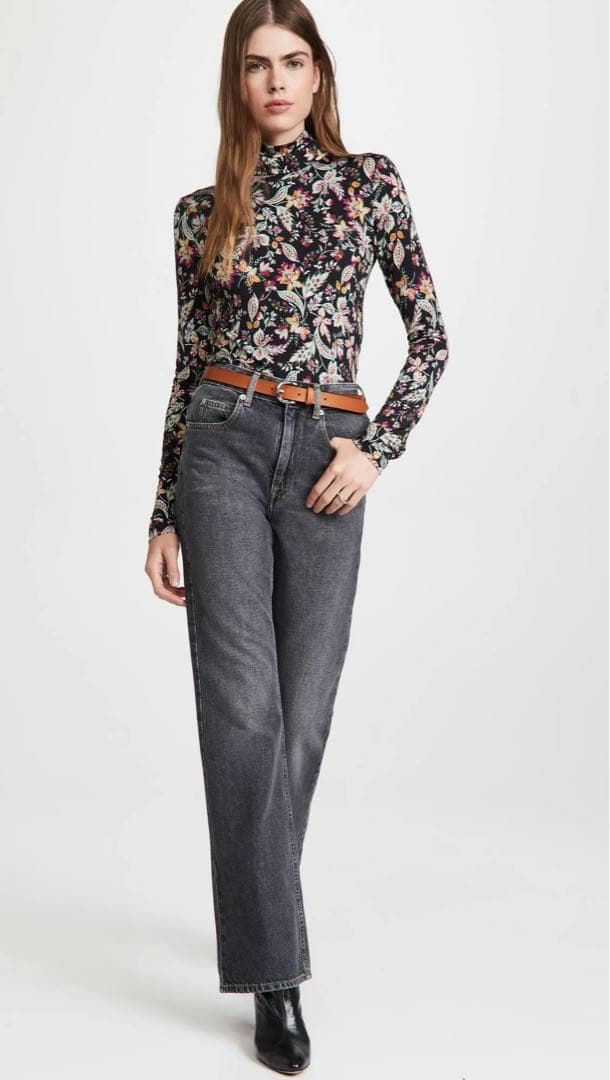 【美品】Isabel Marant タートルネック 花柄 36