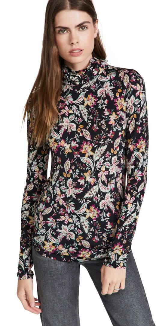 【美品】Isabel Marant タートルネック 花柄 36