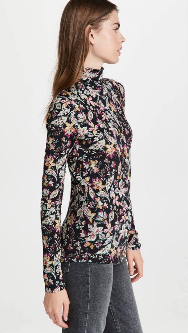 【美品】Isabel Marant タートルネック 花柄 36