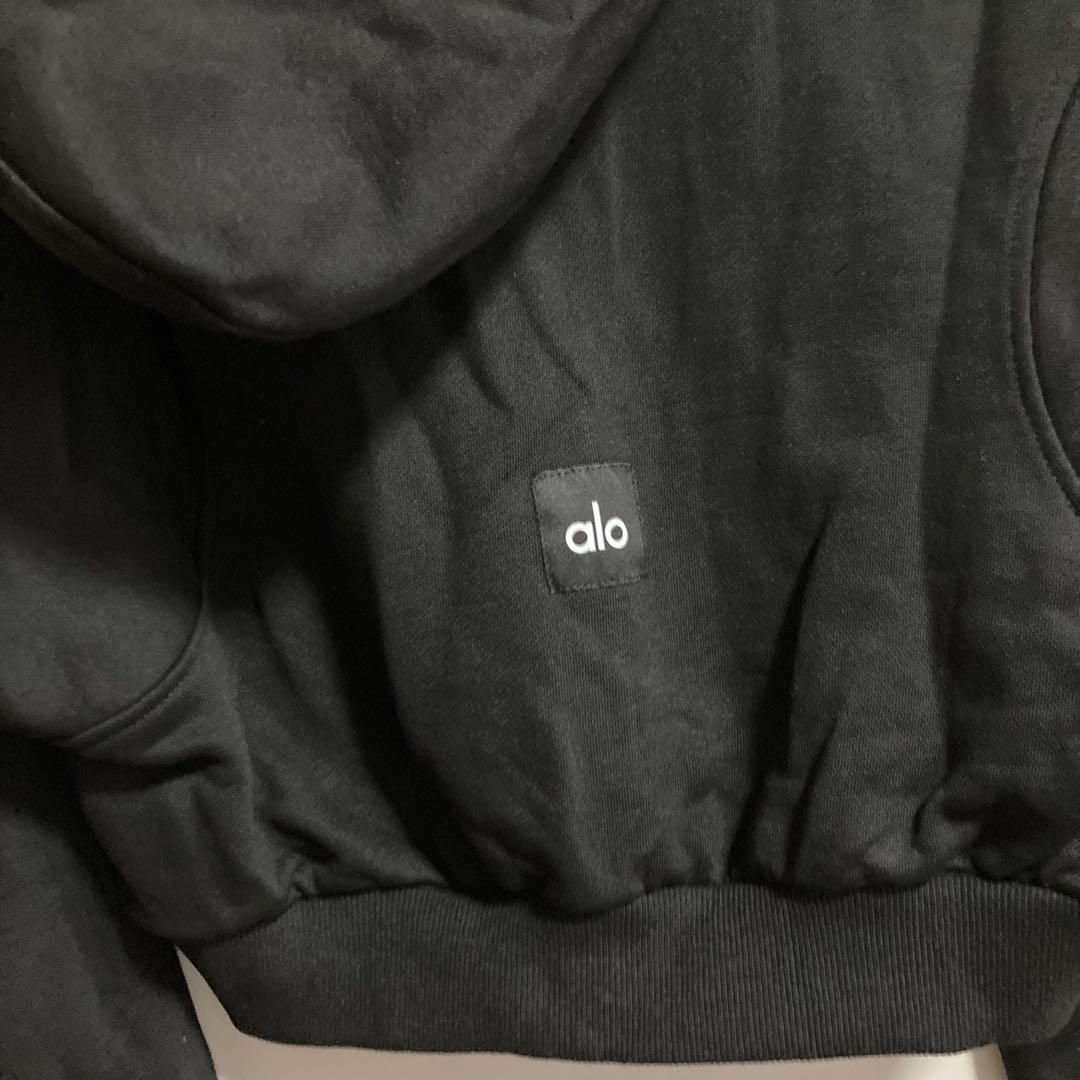 Alo Yoga ブラック パーカー S