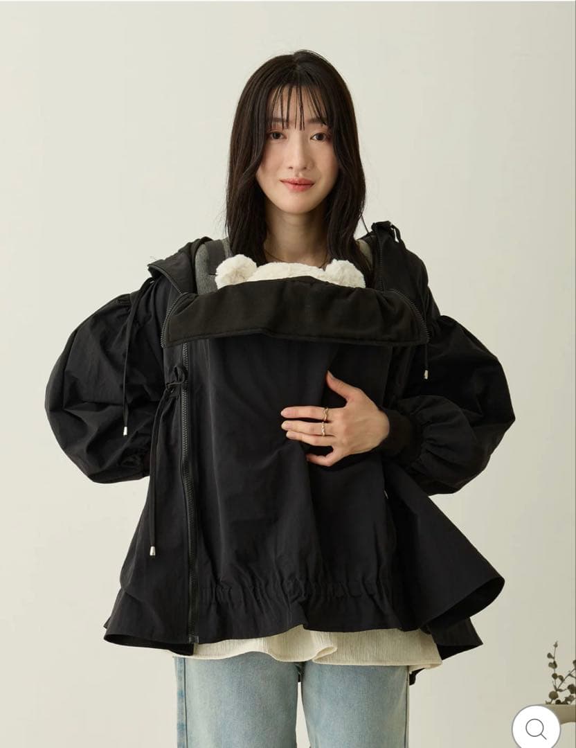 ダッカー付き　へプラムライトアウター　honono for Mom&Baby