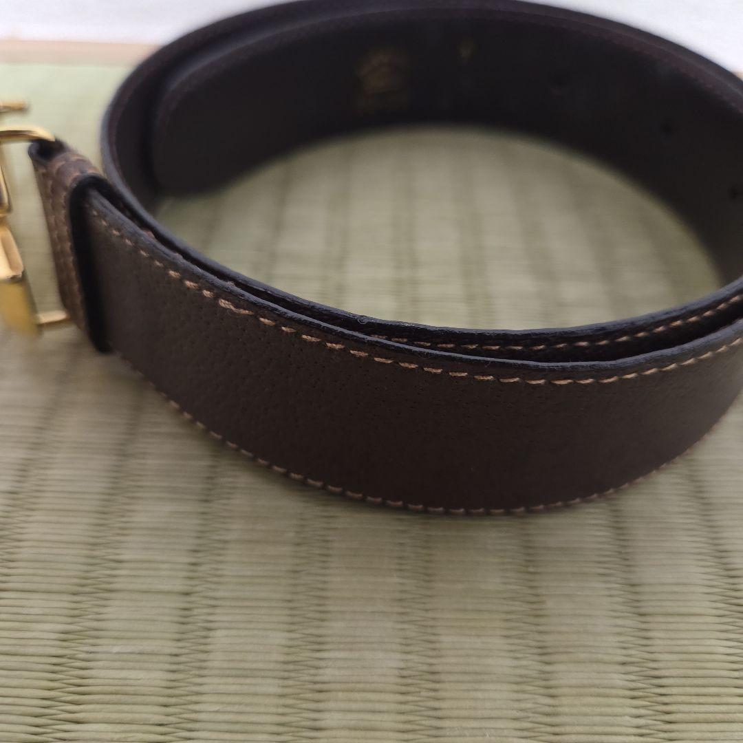 GUCCI グッチ ベルト GGマーモント レザー ブラウン ベルト