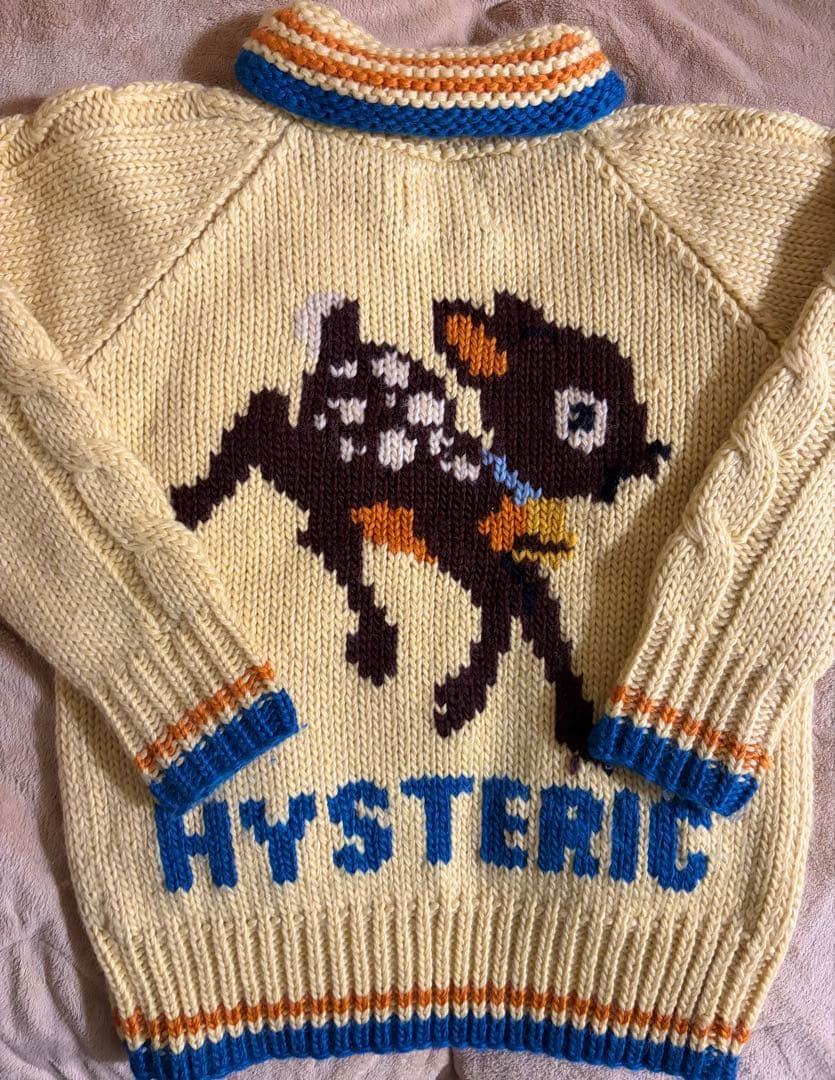 u*）様 最終お値下！希少！HYSTERIC GLAMOUR バンビ柄 カウチン