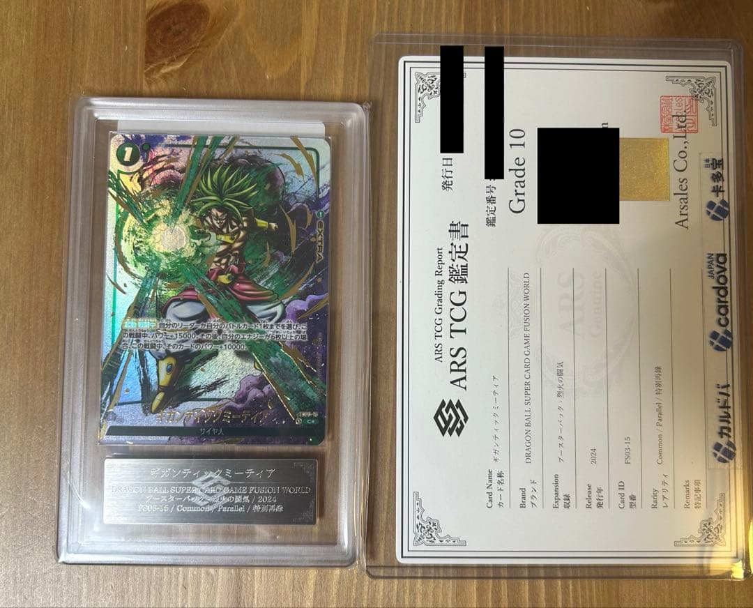 ドラゴンボール ギガンティックミーティア パラレル 墨絵 ブロリー ars10