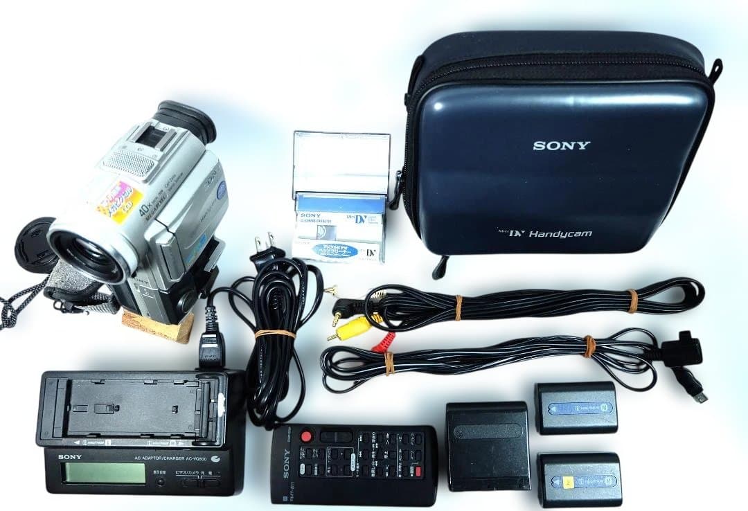 SONY miniDV DCR-PC100 ビデオカメラ本体付属品 [動作品]