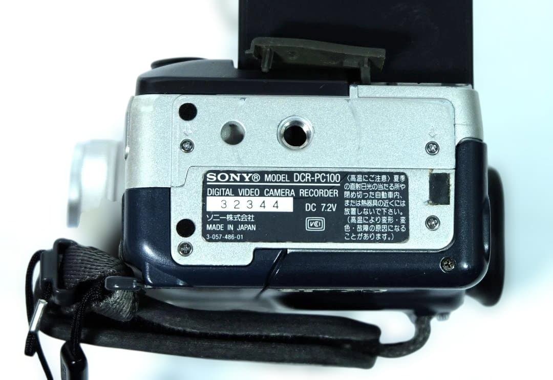 SONY miniDV DCR-PC100 ビデオカメラ本体付属品 [動作品]