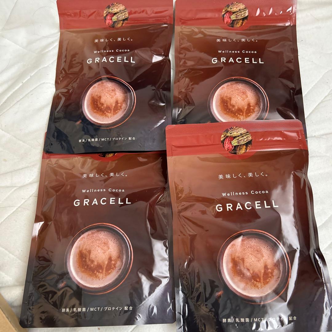 「新品未開封」GRACELL グレイセル　ココア 4袋セット