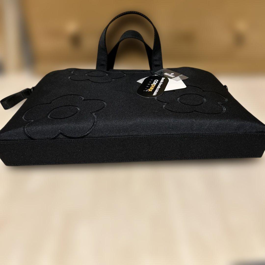 【未使用品】MARY QUANTマリークワント　ビジネス　PCバッグ　ブラック