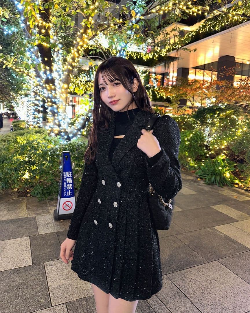 【新品試着のみタグ付き】Radyツイードプリーツコート