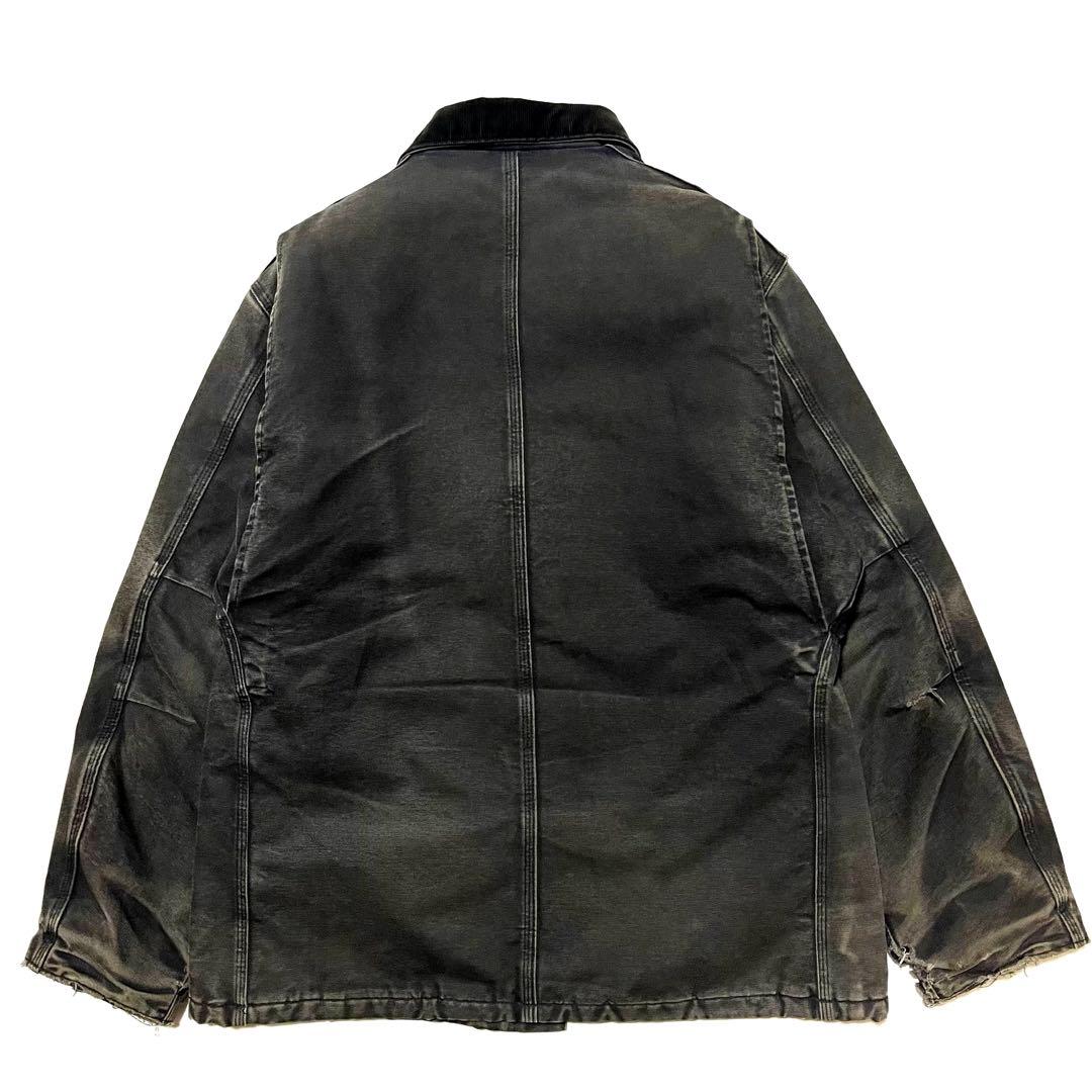 鬼フェード 墨黒 Carhartt トラディショナルコート（L） C26 BLK