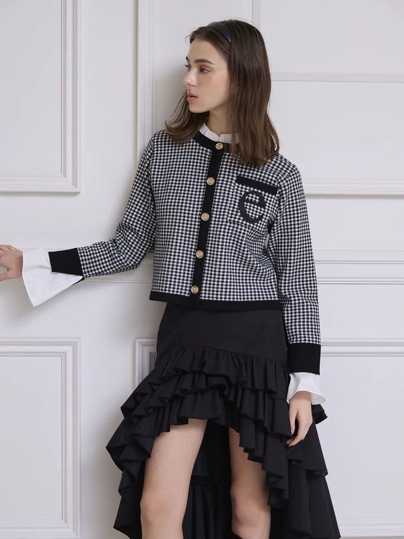 エイミーイストワール Attached collar カーディガン