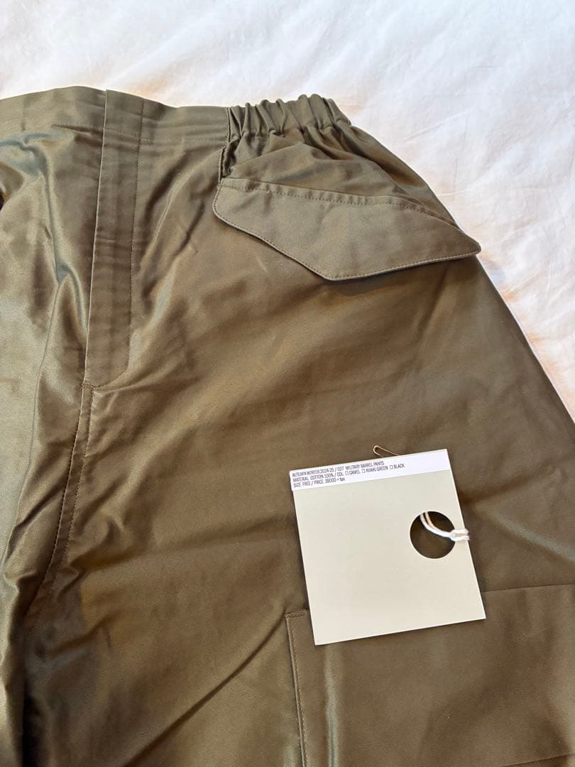 TENNE HANDCRAFTED MODERN ミリタリーバレルパンツ