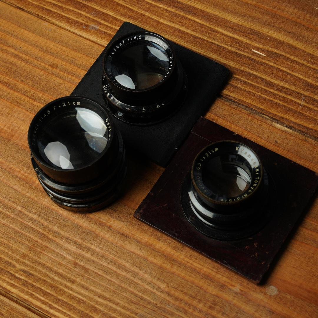 大判カメラ　レンズ　3本セット