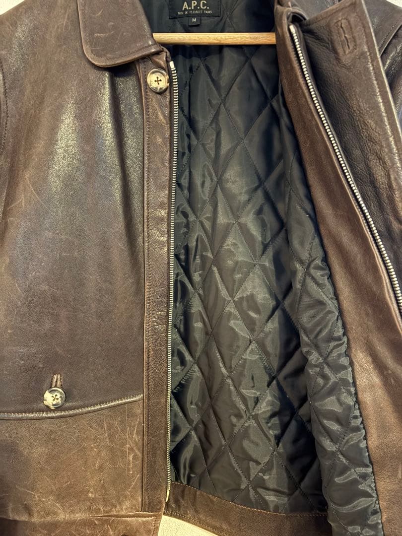 A.P.C. レザージャケット