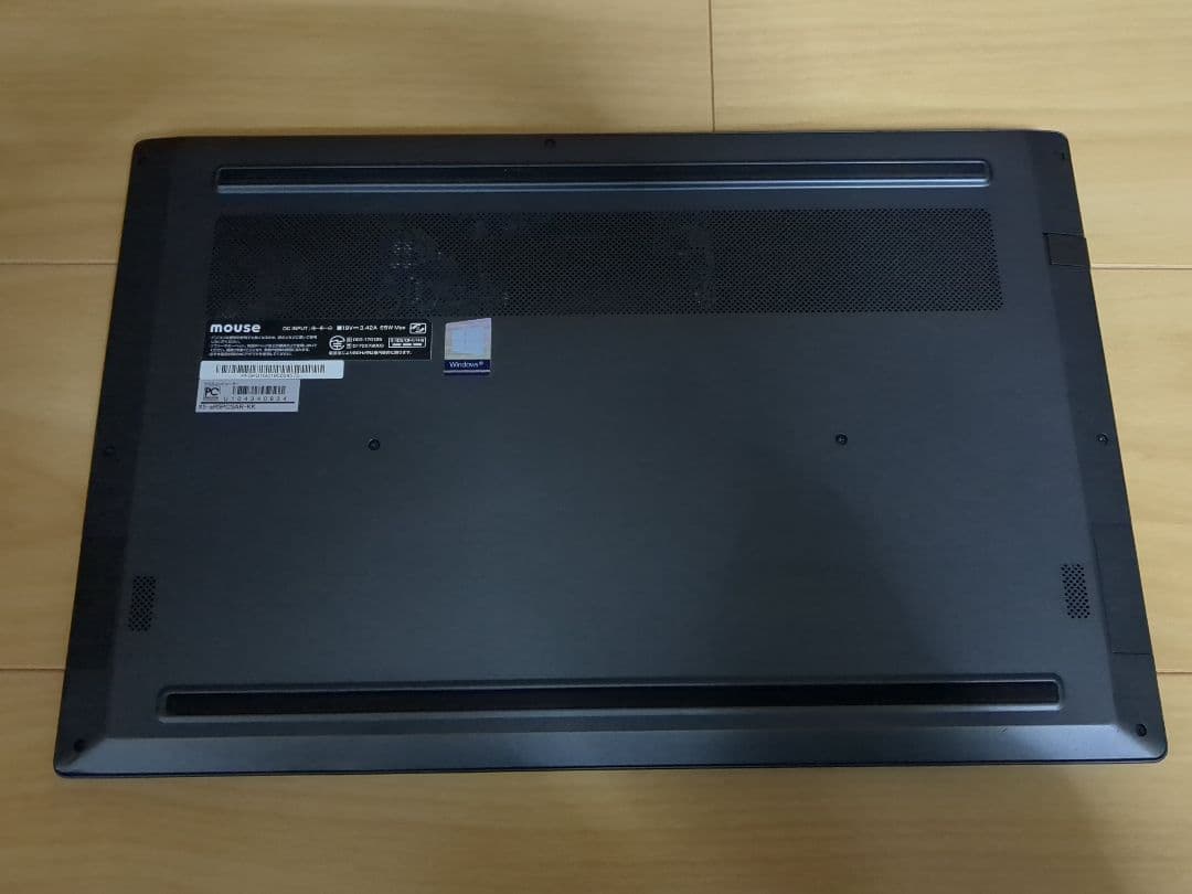 mouse X5-aR5PCSAR Ryzen5 8GBメモリ 256GBSSD