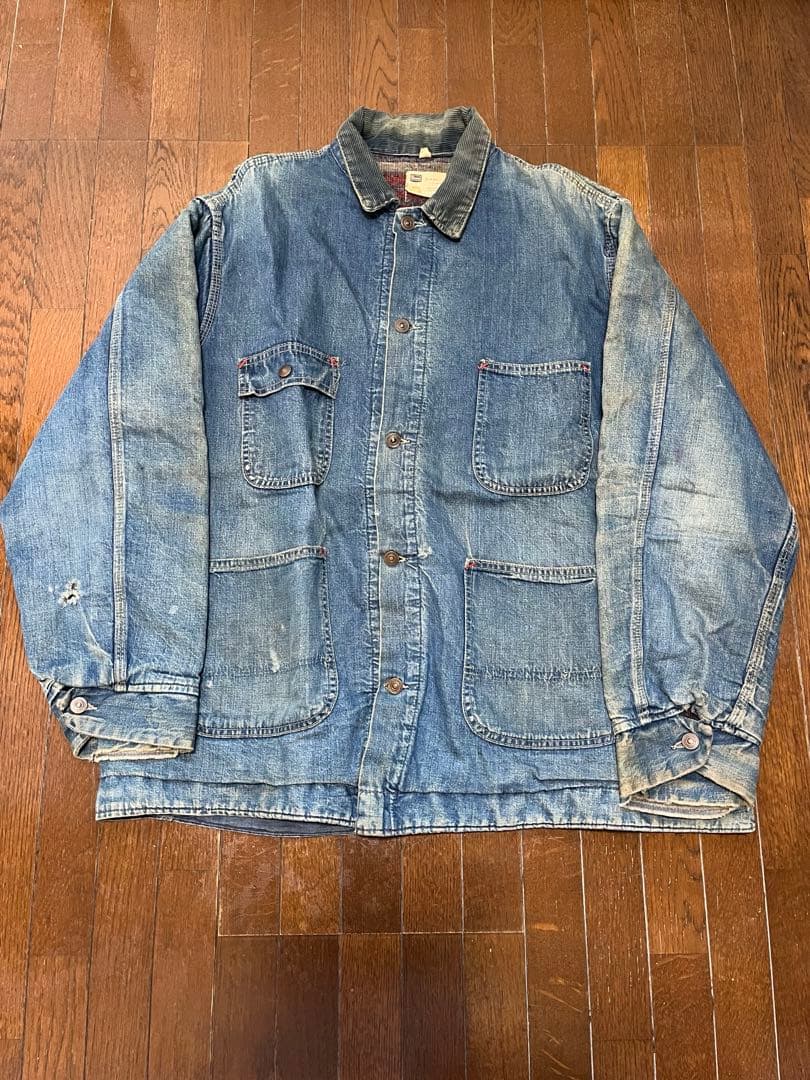 60s〜シアーズSears デニムカバーオール XLヴィンテージ
