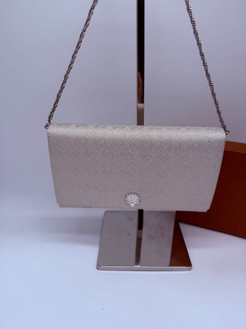 ミキモト パール パーティバッグ 和装バッグ 佐賀錦