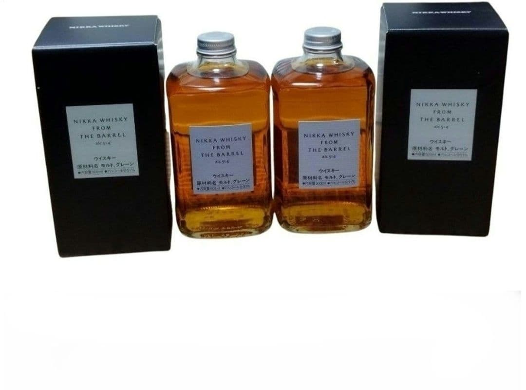 【未開封品】ニッカウイスキーセット　竹鶴２本／フロムザバレル２本　カートン付
