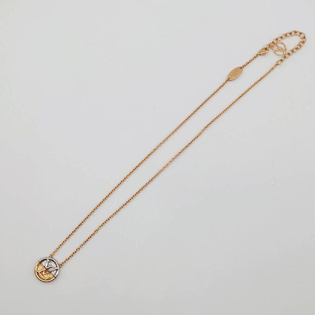 【美品】ルイヴィトン ネックレス コリエ LtoV バイカラー M69643