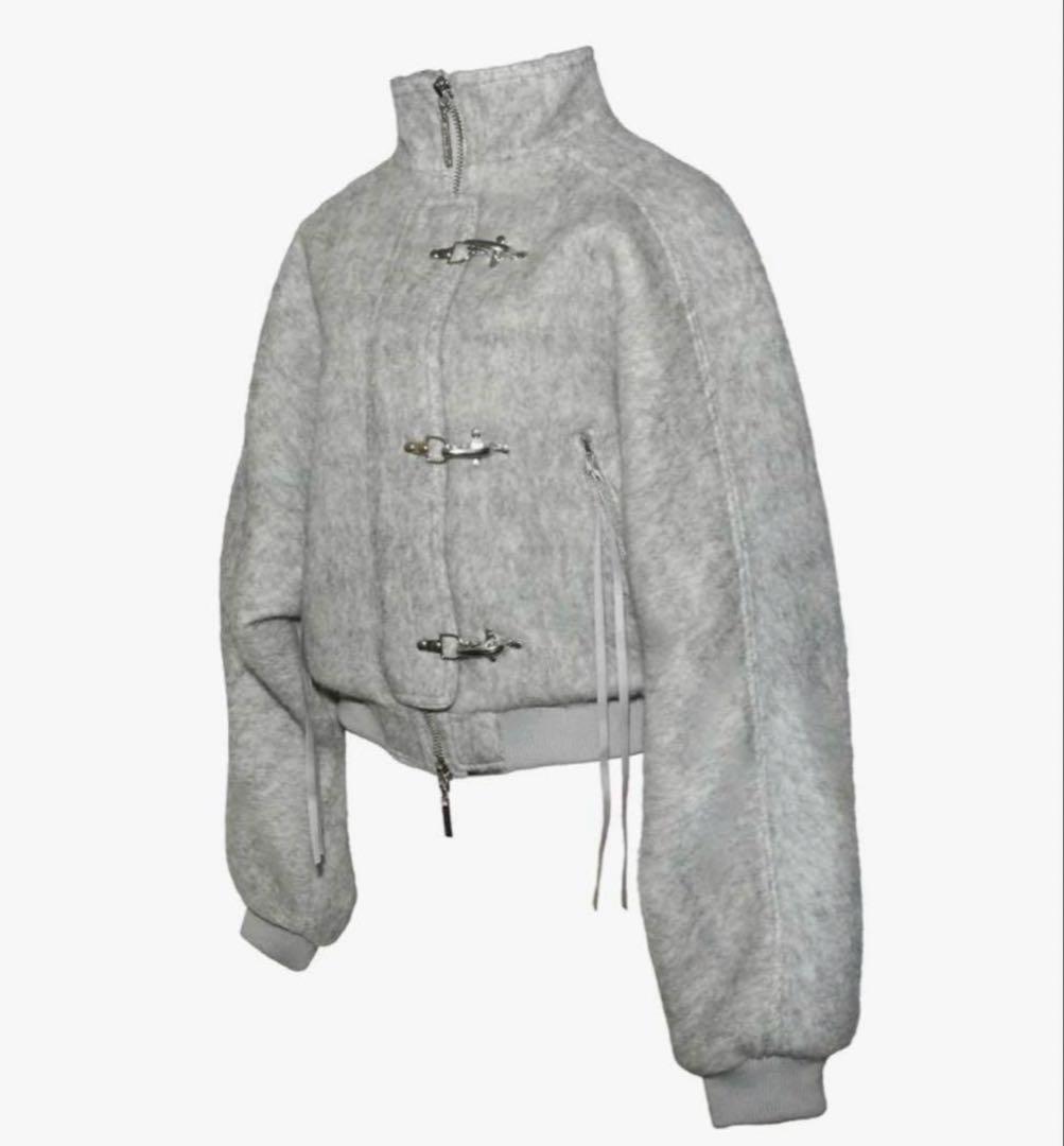 最安値theredthread S clasp balloon blouson