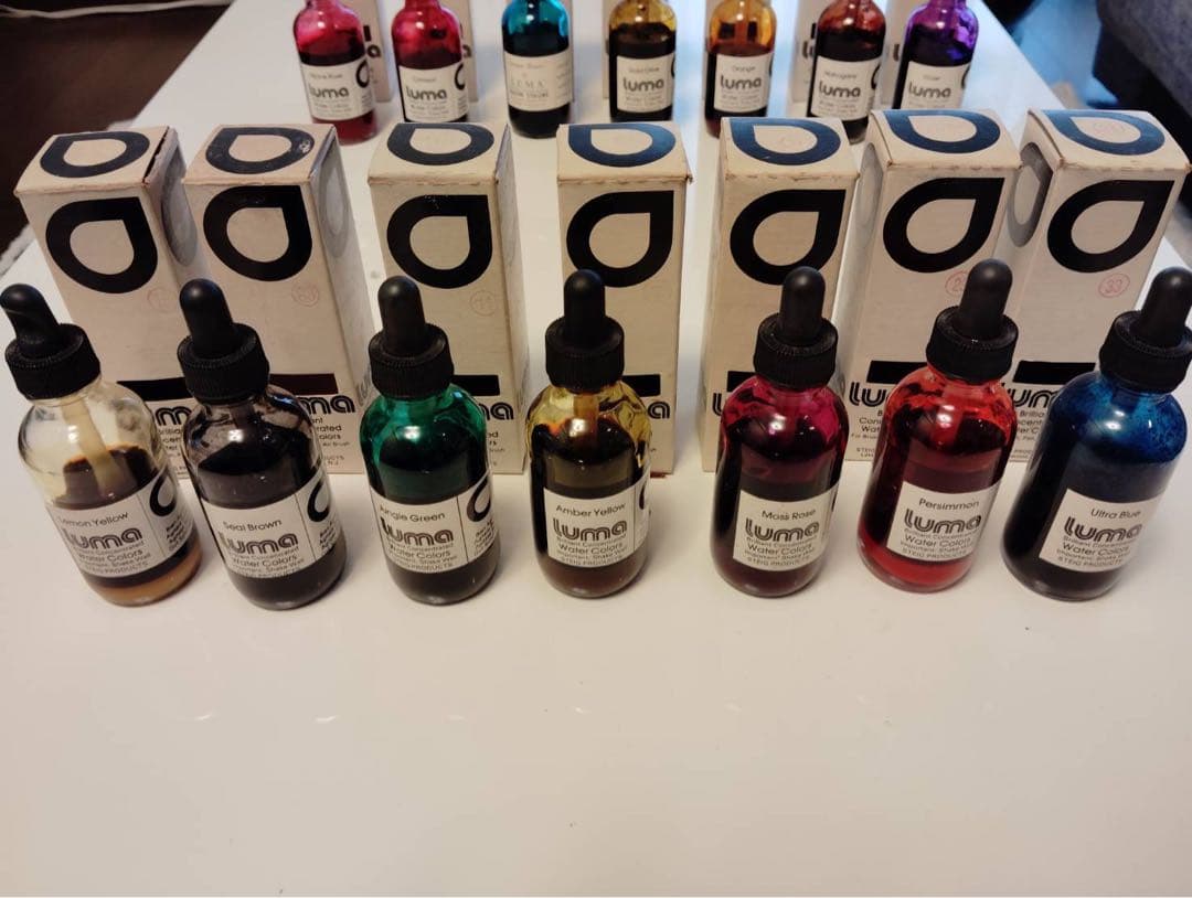 ヤ*の様 Luma アートインク カラーインク　多色セット　22色