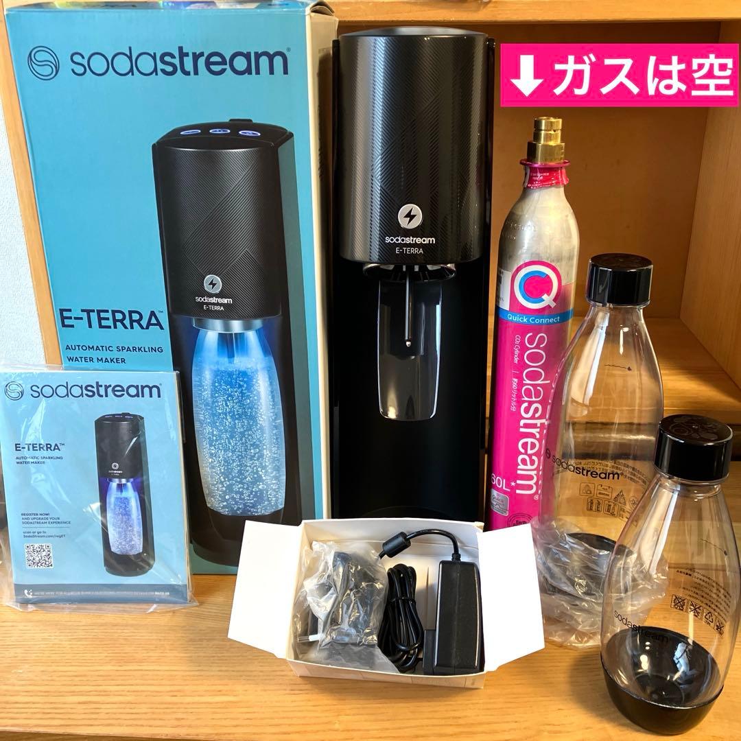 【超美品】sodastream E-TERRA ソーダストリーム イーテラ 黒