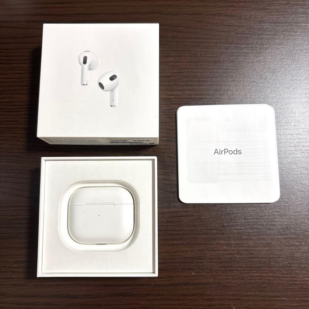 AirPods (第3世代) 箱付き ケース付き 動作確認済み