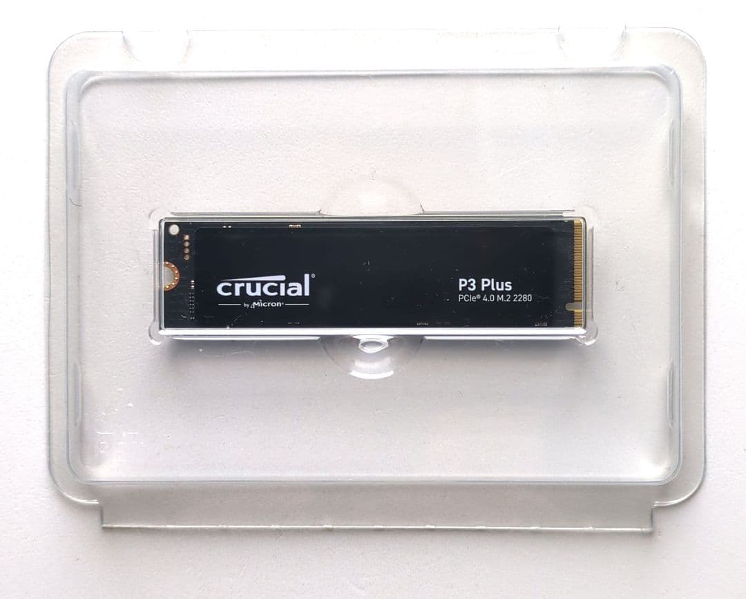 SSD NVMe 1TB Crucial P3 Plus 新品未開封