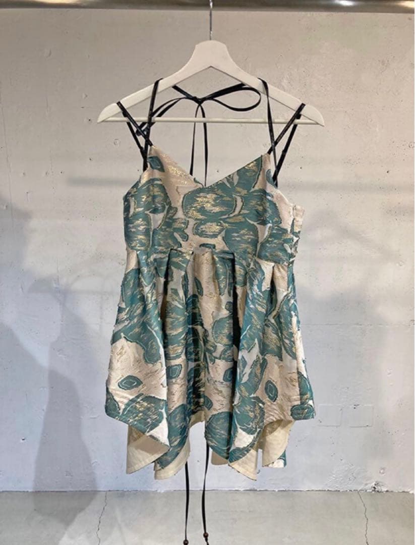 MURRAL ミューラル クオーツジャガード キャミソールトップ