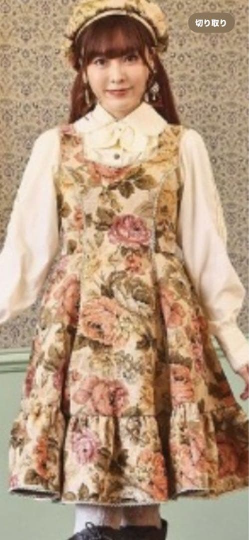 5Lサイズ新品未使用品しまむらコラボクラロリくる実ノエルドメモワールジャンスカ