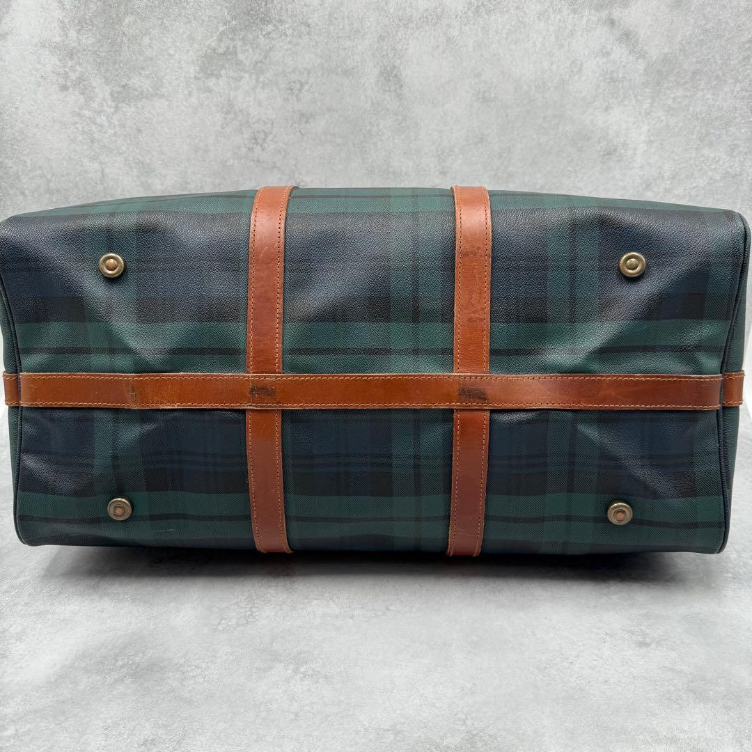 付属品完備 ポロ ラルフローレン PVC レザー ボストンバッグ 2way