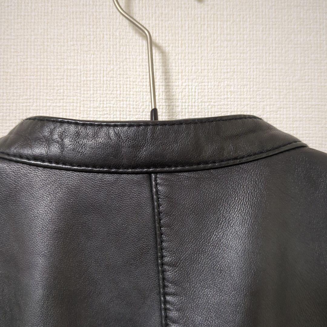 美品 ジャーナルスタンダード シングルライダース ラムレザー ジャケット 38