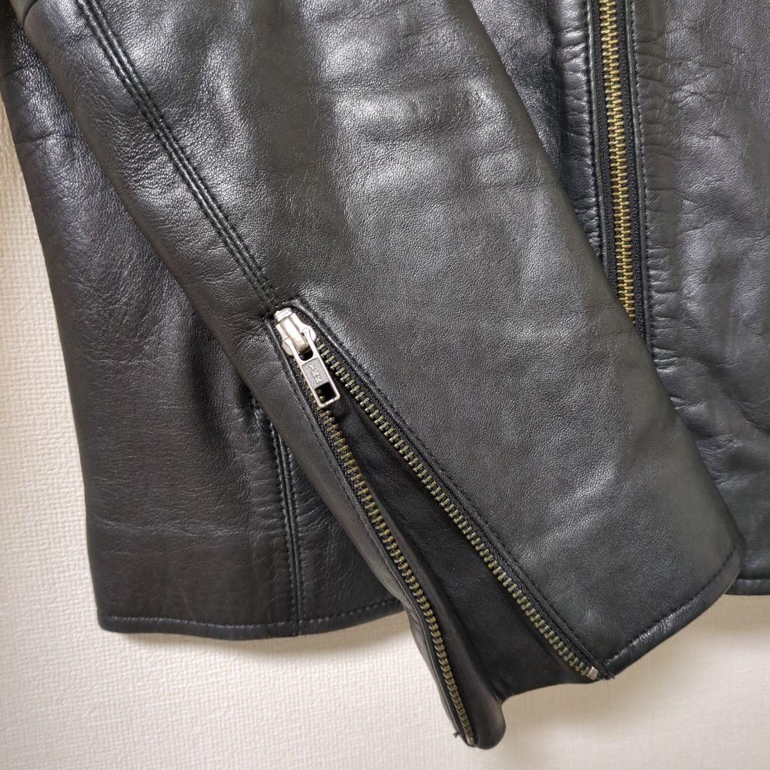 美品 ジャーナルスタンダード シングルライダース ラムレザー ジャケット 38